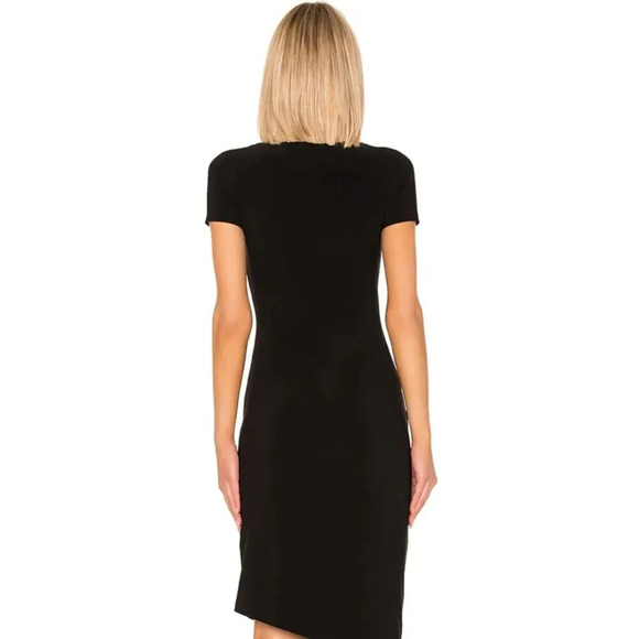 Norma Kamali by Revolve Sweetheart Side Drape Dress - Picture 2 of 12